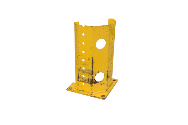 Rammschutzecke Profilschutz Stahl gelb lackiert H 400 mm inkl. 3x Bodenanker