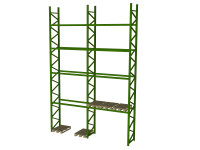 Jungheinrich Palettenregal Typ S gebraucht Höhe 6600 mm Lichte Weite 2.700 mm Jungheinrich Palettenregal Typ S gebraucht Höhe 6600 mm Lichte Weite 2.700 mm