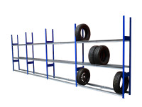 Garagenregal Großfachregal Felgenregal Reifenregal Länge 4.000 mm Tiefe 405 mm Stahlregal Garagenregal Großfachregal Felgenregal Reifenregal Länge 4.000 mm Tiefe 405 mm Stahlregal