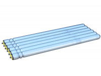 6x Interroll Tragrollen Ø 50 mm RL800 mm Stahlrolle Doppelsicke Transportrolle 6x Interroll Tragrollen Ø 50 mm RL800 mm Stahlrolle Doppelsicke Transportrolle