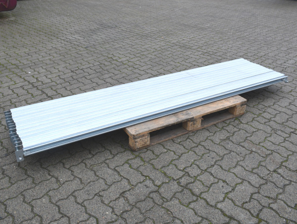 14x Durchschubsicherung verzinkt Abrutschschutz Palettenregal Laenge 1800 mm