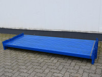 2x Bito PL38 Traverse LW2700 H80 B50 mm Palettenregal Regalholm blau Balken Regalholm 2x Bito PL38 Traverse LW2700 H80 B50 mm Palettenregal Regalholm blau Balken Regalholm