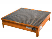 Bauer Auffangwanne Stahl orange lackiert Auffangbecken  Bauer Auffangwanne Stahl orange lackiert Auffangbecken