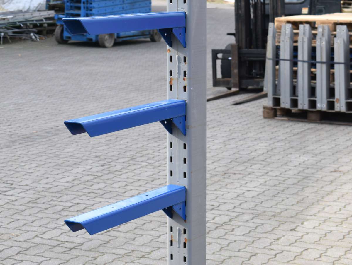 Palettenregal NEDCON 5.500x7800x1.100 Mm HxBxT Einfachregal 5 Lagerebenen 3 800 Kg Fachlast Mit Gitterboden Palettenregal NEDCON 5.500x7800x1.100 Mm HxBxT Einfachregal 5 Lagerebenen 3 800 Kg Fachlast Mit Gitterboden
