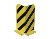 L-Rammschutzecke H 400 mm Anfahrschutz Stahl inkl. 4x Bodenanker gelb lackiert L-Rammschutzecke H 400 mm Anfahrschutz Stahl inkl. 4x Bodenanker gelb lackiert