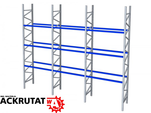 Schäfer Palettenregal PR600 Höhe 6.600 mm Breite 14.040 mm