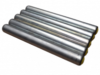 5 St Rollenbahn Rolle Ø50 Tragrolle Förderrolle RL 590 mm Stahl Förderbahn   5 St Rollenbahn Rolle Ø50 Tragrolle Förderrolle RL 590 mm Stahl Förderbahn