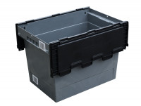 Bito Mehrwegbehälter MB 6442 Industriekiste 74 l grau/schwarz Stapelbehälter Bito Mehrwegbehälter MB 6442 Industriekiste 74 l grau/schwarz Stapelbehälter