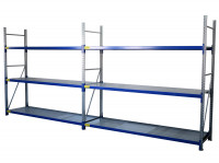 Bito F2 Weitspannregal Höhe 2505 mm Tiefe 800 mm Länge 5580 mm Großfachregal Bito F2 Weitspannregal Höhe 2505 mm Tiefe 800 mm Länge 5580 mm Großfachregal