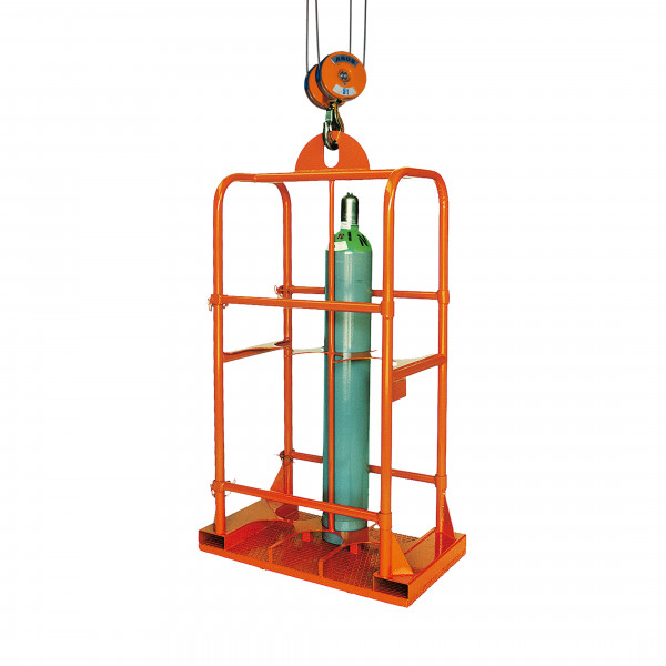 Eichinger Gasflaschen-Transportgestell 1328 in orange lackiert