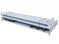 10x Dexion S4 Palettenregal Balken Traversen altweiß LW3300 SLO Regal Traverse   10x Dexion S4 Palettenregal Balken Traversen altweiß LW3300 SLO Regal Traverse