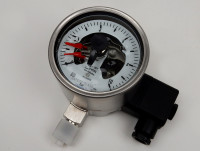 Wika Druckermittler 233.50 Druckmessgerät Rohrfeder Schaltkontakt Glyzerin Wika Druckermittler 233.50 Druckmessgerät Rohrfeder Schaltkontakt Glyzerin