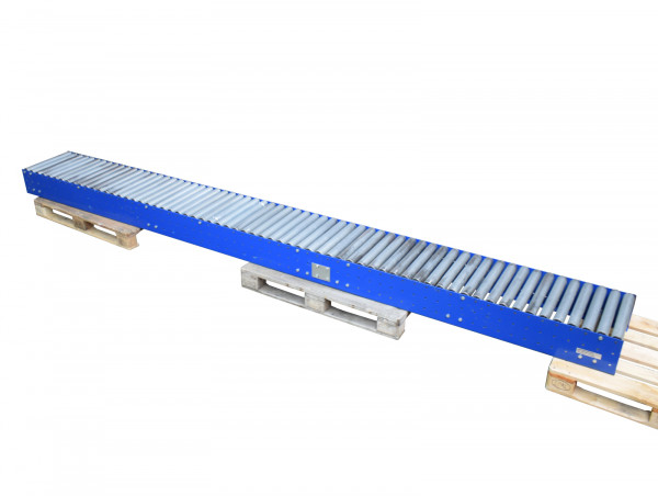 Schwerkraftrollenbahn Comsort 4.800 mm Länge 490 mm Nutzbreite blau lackiert