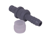 SV10 Stecker mit Ventil Schlauchklemmring_Ersatzteil Aquamatikbehälter SV10 Stecker mit Ventil Schlauchklemmring_Ersatzteil Aquamatikbehälter