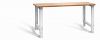 Otto Kind Werkbank 1697 x 750 x 730-1050 mm (BxTxH), Holzplatte, grau, Typ function 1697 HV Otto Kind Werkbank 1697 x 750 x 730-1050 mm (BxTxH), Holzplatte, grau, Typ function 1697 HV