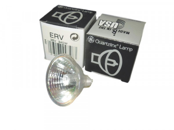  2 GE Halogen Lampe Reflektor Leuchtmittel Projektor ERV 36V/340W GX-5,3 50mm 