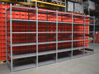 Meta Fachbodenregal Laenge 5535 mm Lagerregal Kellerregal Werkstattregal Meta Fachbodenregal Laenge 5535 mm Lagerregal Kellerregal Werkstattregal