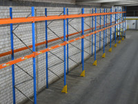 Schwerlastregal Lagerregal Stahlregal Höhe 4300 mm Stahl blau lackiert Traversen Lagersystem Schwerlastregal Lagerregal Stahlregal Höhe 4300 mm Stahl blau lackiert Traversen Lagersystem