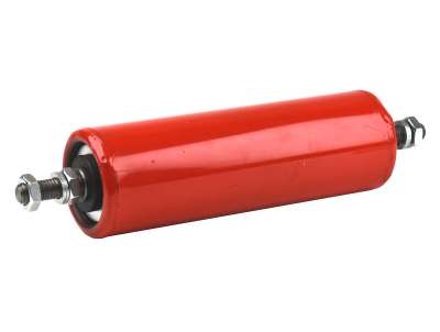 Förderbandrolle Tragrolle 63,5 Mm – Länge 950 Mm, SW 15, Stahl Lackiert