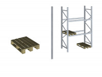 Bito P1 Palettenregal Einzelpfosten Höhe 3000 mm Stütze Pfosten Profil verzinkt Bito P1 Palettenregal Einzelpfosten Höhe 3000 mm Stütze Pfosten Profil verzinkt