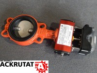 Eine Absperrklappe ABO Valve DN100 + Stellantrieb Rotork RC220-DA Eine Absperrklappe ABO Valve DN100 + Stellantrieb Rotork RC220-DA