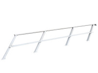 Treppenhandlauf 2 Stück Stahl weiß lackiert Länge 4.350 mm  Treppenhandlauf 2 Stück Stahl weiß lackiert Länge 4.350 mm