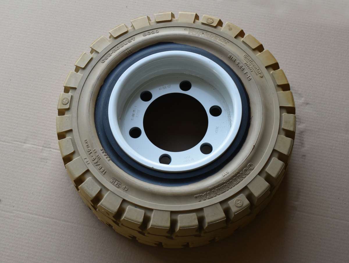 ZAB-S Industrierad 400mm Mit Vollgummireifen – 25mm Breite, Temperaturbeständig