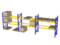 Jungheinrich Typ B 3 Felder Palettenregal Schwerlastregal  Jungheinrich Typ B 3 Felder Palettenregal Schwerlastregal