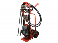 Absauganlage fahrbar mobil auf Sackkarre montiert  Absauganlage fahrbar mobil auf Sackkarre montiert