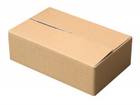 Versandkartonage Lieferverpackung 245x390x130 mm braun Wellpappe Versandkartonage Lieferverpackung 245x390x130 mm braun Wellpappe