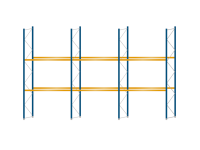 Jungheinrich Typ B Palettenregal Höhe 4.250 mm 2 Ebenen Lichte Weite 2.850 mm Jungheinrich Typ B Palettenregal Höhe 4.250 mm 2 Ebenen Lichte Weite 2.850 mm