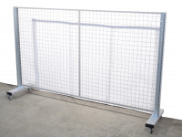 Querformat Trenngitter Absperrgitter fahrbar  Querformat Trenngitter Absperrgitter fahrbar