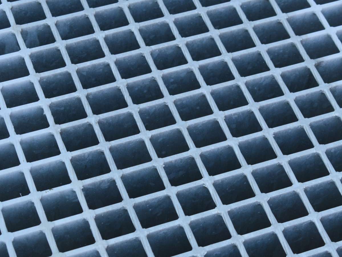 16x Stahlgitter 910 x 480 x 60 mm (BxTxH) Industrie-Rost verzinkt Gitterrost