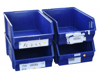 4x Sichtlagerkästen 305x475x180 (BxTxH) Kunststoffkiste Lagerbox stapelbar 4x Sichtlagerkästen 305x475x180 (BxTxH) Kunststoffkiste Lagerbox stapelbar