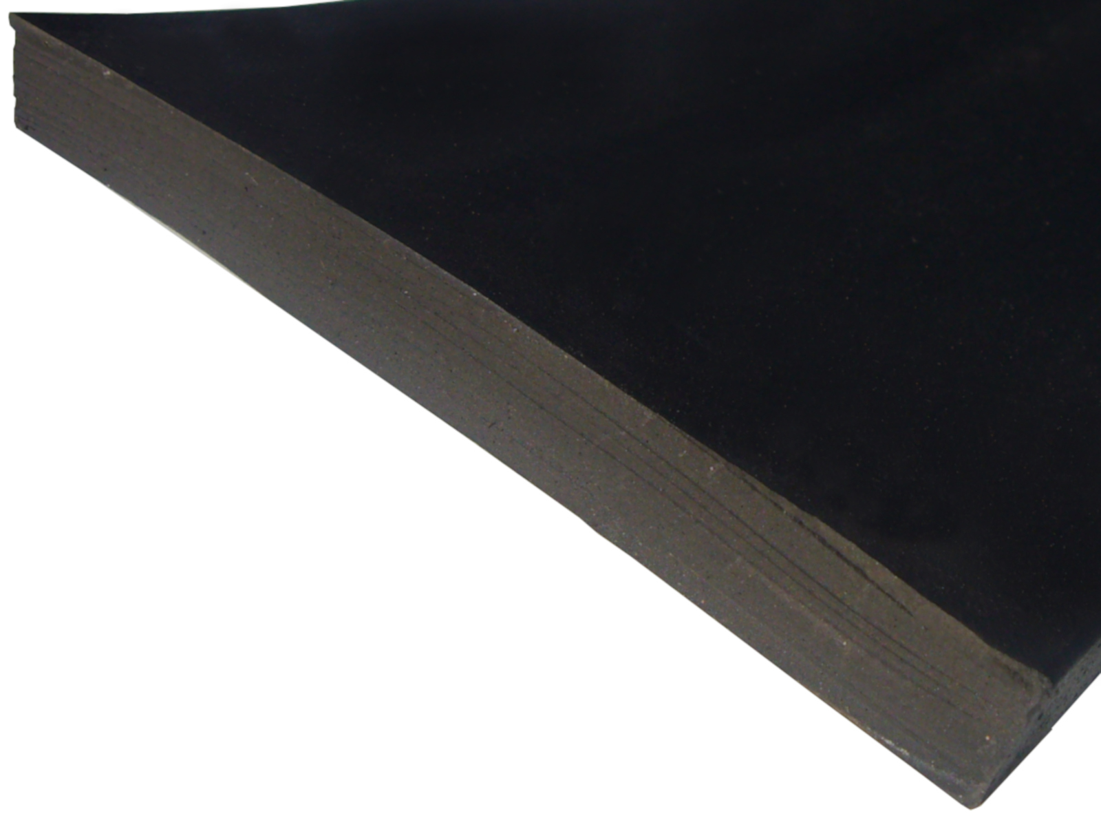 Abstreifgummi 100 x 10 mm schwarz 60-65 SH Seitenführungsgummi Förderband Gummi