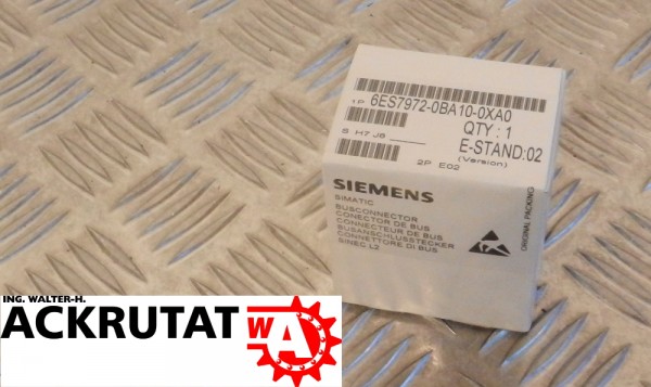 Siemens Simatic Busconnector 6ES7972-0BA10-0XA0 Neu E-Stand 02