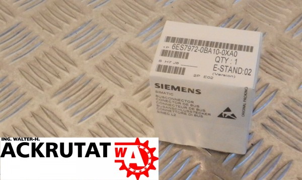 Siemens Simatic Busconnector 6ES7972-0BA10-0XA0 Neu E-Stand 02