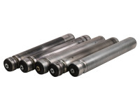 5x Tragrollen für Rollenbahn Länge 330 mm Demag Ø 50 mm Stahlrolle Sicken Förderrolle 5x Tragrollen für Rollenbahn Länge 330 mm Demag Ø 50 mm Stahlrolle Sicken Förderrolle