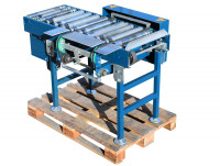 Rollenbahn L1250 RL440 Förderbahn Ausschleuser Schieber Transportbahn Rollenbahn L1250 RL440 Förderbahn Ausschleuser Schieber Transportbahn