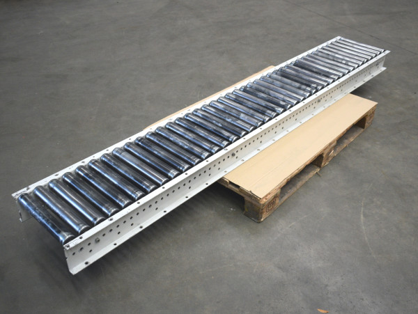 Schwerkraftrollenbahn Foerderstrecke Foerderbahn Laenge 2.500 mm Rollenbahn