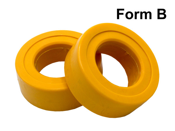 10x Stützring PU Form B Ø 63,5 x 108 mm Gummiring Endring Tragrolle