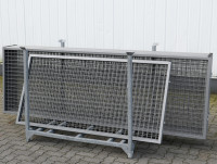 12x Rückwandgitter Breite 2700 / 1825 mm Höhe 890 mm Absperrgitter lichtgrau 12x Rückwandgitter Breite 2700 / 1825 mm Höhe 890 mm Absperrgitter lichtgrau