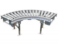 Gebhardt Fördertechnik 90° Kurve Rollenbahnkurve  Gebhardt Fördertechnik 90° Kurve Rollenbahnkurve