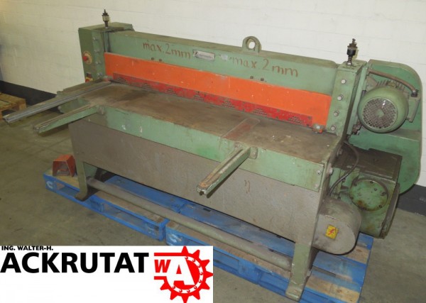 Durmazlar SGM Schlagschere elektrisch Tafelschere Blechschere Tafelblechschere
