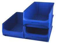 Gewe Sichtlagerkasten 3er Set blau Gewe Sichtlagerkasten 3er Set blau