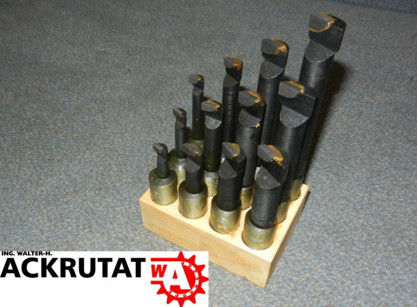 Knuth 12 Teiliger Bohrstangensatz 108620 20mm Bohrer Werkzeug Hartmetallbestückt