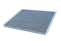 Gitterrosteinlage Maße 890 x 1.025 x 40 mm, Zubehör, verzinkt Stahl Gitterrosteinlage Maße 890 x 1.025 x 40 mm, Zubehör, verzinkt Stahl