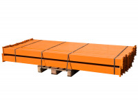 Traversen Tegometall LW2700 H130 B50 Palettenregal Balken orange Holm Traversen Tegometall LW2700 H130 B50 Palettenregal Balken orange Holm