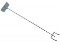 100 Scanner - Schienenhalter 320 mm Lochwandhaken Etikettenhalter Preisschild   100 Scanner - Schienenhalter 320 mm Lochwandhaken Etikettenhalter Preisschild