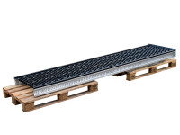 Röllchenbahn L2860 B705 Gebhardt Fördertechnik Röllchenleisten Durchlaufregal Röllchenbahn L2860 B705 Gebhardt Fördertechnik Röllchenleisten Durchlaufregal